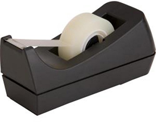 Sparco Tape Dispenser, Desktop, Holds 1/2-Inch-3/4 x 36 Yards, 1-Inch Core, BL (SPR64007)