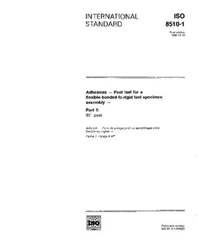 ISO 8510-1:1990, Adhesives -- Peel test for a flexible-bonded-to-rigid test specimen assembly -- Part 1: 90 degree peel