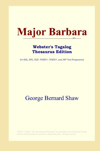 Major Barbara (Webster's Tagalog Thesaurus Edition)