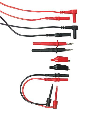 Extech Instruments TL809 Electronic Test Lead Kit,black/red