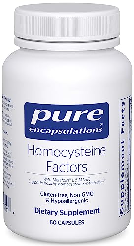 Pure Encapsulations Homocysteine Factors | Supplement to Support Normal Homocysteine Levels and Cardiovascular Health* | 60 Capsules