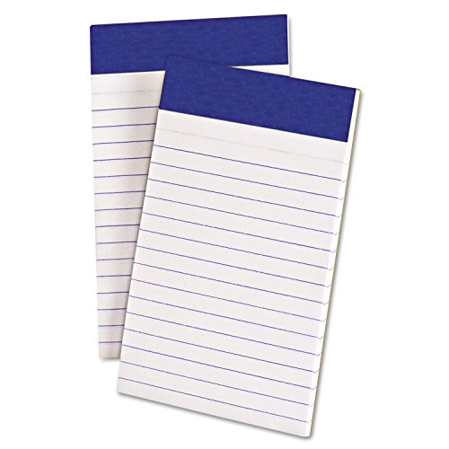 Ampad Mini Notepad, Narrow Ruled, 50 Sheets, White, 3" x 5", 12 per Pack (20-208)