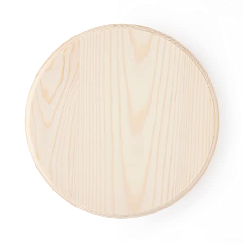 Walnut Hollow Pine Circle Plaque, 8 by 8 by 0.63-Inch