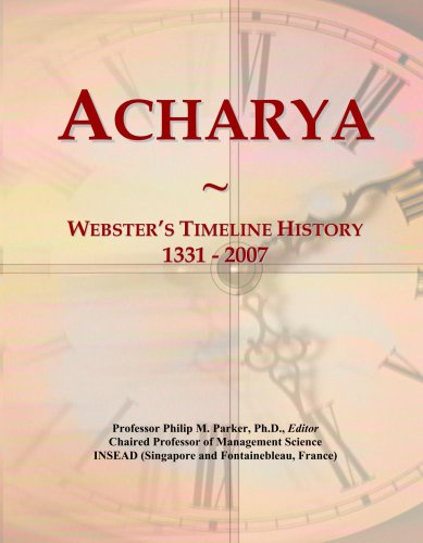 Acharya: Webster's Timeline History, 1331 - 2007