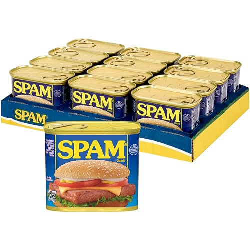Spam Classic, 12 Ounce Can (Pack of 12) Packaging May Vary