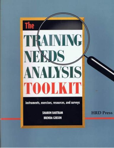The Training Needs Analysis Toolkit