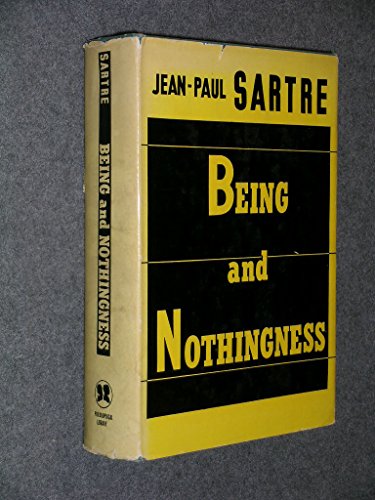 Being and Nothingness an Essay on Phenomonological Ontology