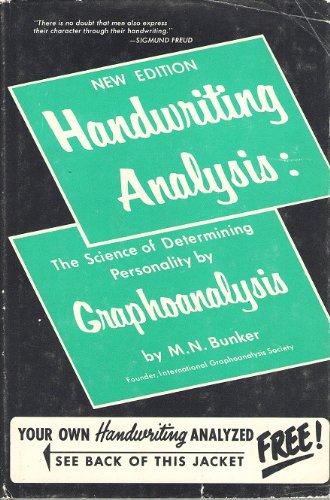 Handwriting Analysis: The Science Of Determining Personality By Graphoanalysis