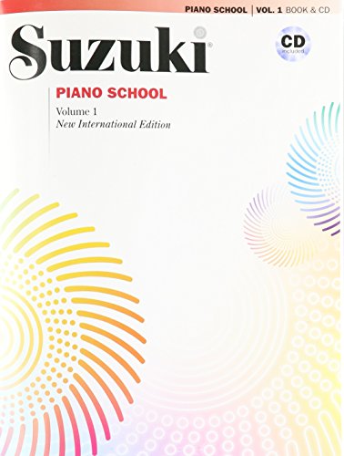 Alfred 00-30030 Suzuki Piano School New International Edition Piano Book and CD- Volume 1 - Music Book