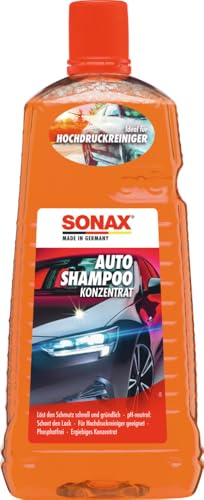 SONAX AutoShampoo Konzentrat (2 Liter) durchdringt und löst Schmutz gründlich, ohne Angreifen der Wachs-Schutzschicht | Art-Nr. 03145410