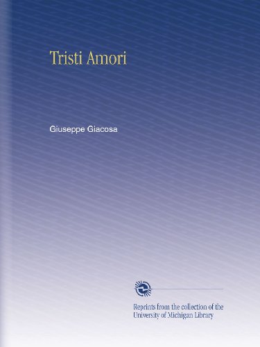 Tristi Amori (Italian Edition)