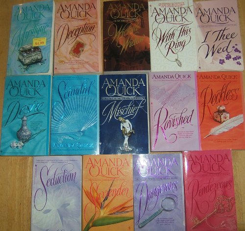 14 BOOKS-1 shipping price! Surrender; Seduction; Scandal; Deception; Desire; Dangerous; Rendezvous; Reckless; Ravished; Mystique; Mischief; Wicked Widow; With This Ring; I Thee Wed