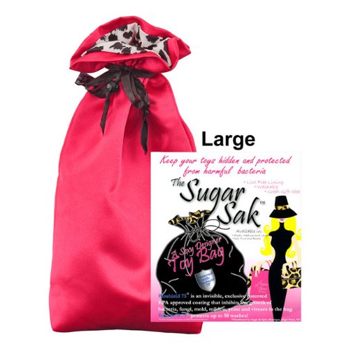 Sugar N Spice Boutique Sugar Sak Large Toy Bag, Red