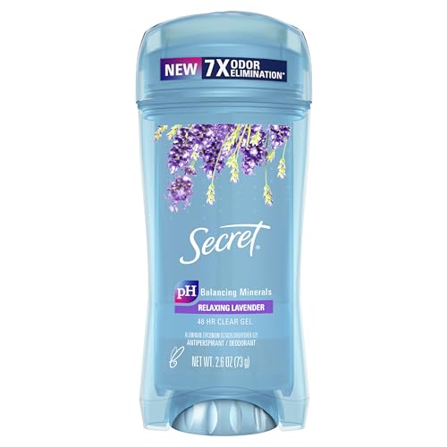 Secret Scent Expressions Crystal Clear Gel Anti-Perspirant Deodorant, Ooh-La-La Lavender - 2.6 Oz