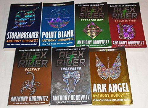 Alex Rider Pack, 7 books, RRP 48.93 (Stormbreaker, Point Blanc, Skeleton Key...
