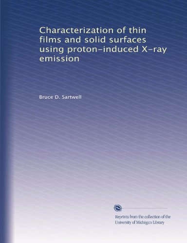 Characterization of thin films and solid surfaces using proton-induced X-ray emission