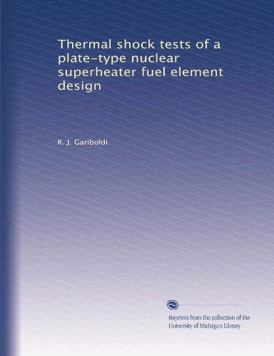 Thermal shock tests of a plate-type nuclear superheater fuel element design