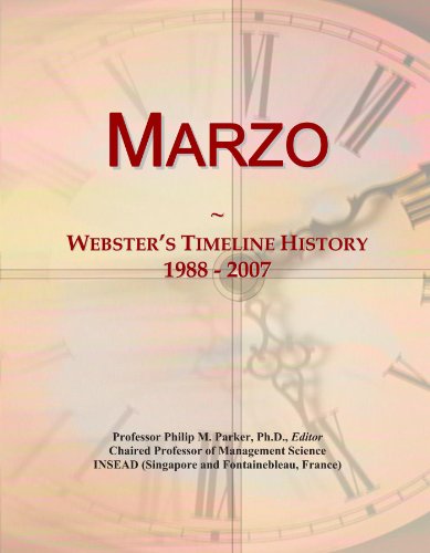 Marzo: Webster's Timeline History, 1988 - 2007