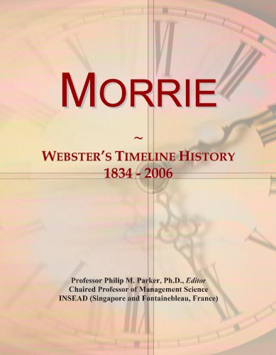 Morrie: Webster's Timeline History, 1834 - 2006