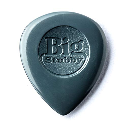 Jim Dunlop 445R3.0 Nylon Big Stubby, Black, 3.0mm, 24/Bag
