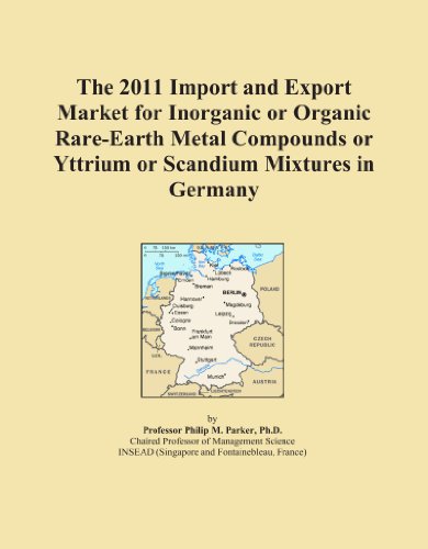 The 2011 Import and Export Market for Inorganic or Organic Rare-Earth Metal Compounds or Yttrium or Scandium Mixtures in Germany