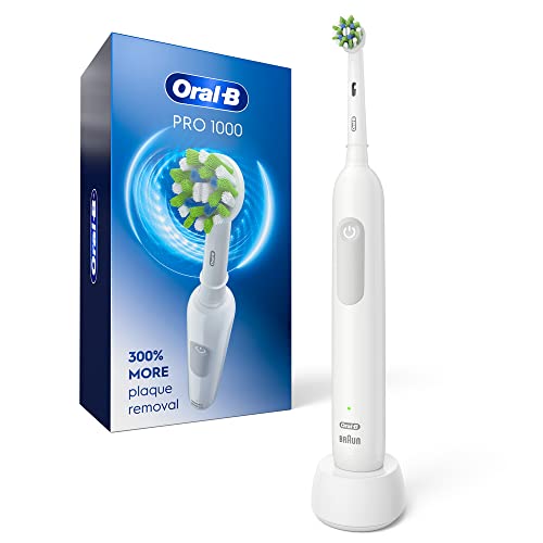 Oral-B Power PC1000 D16.513 U Reach - Brosse à dents électrique rechargeable - Bleu, Vert, Rose - u-shaped - Nylon - Plastique - Oscillant Tournant - 1 unité - Adulte - Unisexes Adultes, Enfants