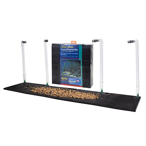 Penn-Plax Under Gravel Filter System-For 40-55 Gallon Fish Tanks&Aquariums(Pack 2)