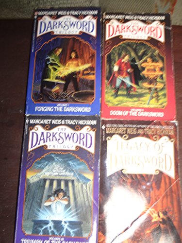 DarkSword Trilogy in 4 Paperback Volumes (Forging the Darksword, Doom of the Darksword, Triumph of the Darksword, plus DarkSword Adventures)