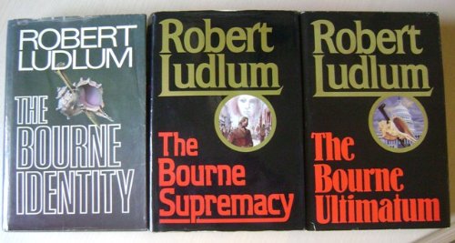 The Bourne Trilogy; Set of 3 Hardcovers - The Bourne Identity, The Bourne Supremacy, The Bourne Ultimatum (Volumes 1-3)