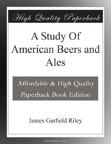 A Study Of American Beers and Ales