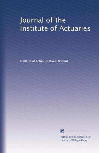 Journal of the Institute of Actuaries: Volume 21