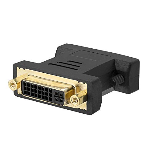 DVI-A Female to VGA Male Adapter Gold