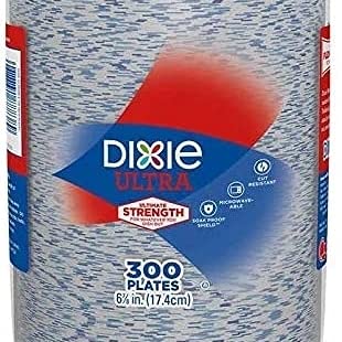 Dixie Ultra Paper Plates, Heavyweight, 6 7/8" (300 ct.) by Dixie