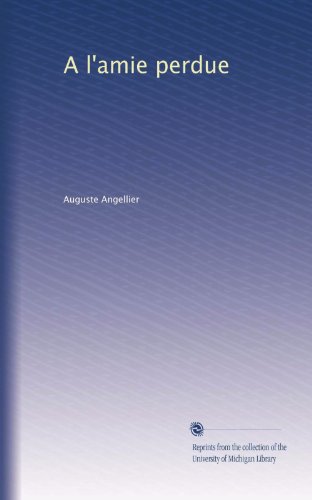A l'amie perdue