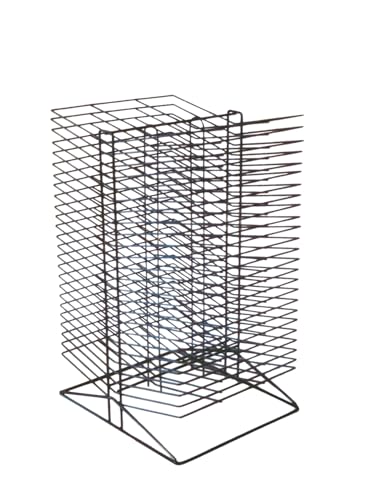 Sax 216782 All-Steel Wire Double-Sided Tabletop Rack - 17 x 20 x 30 inches - Black