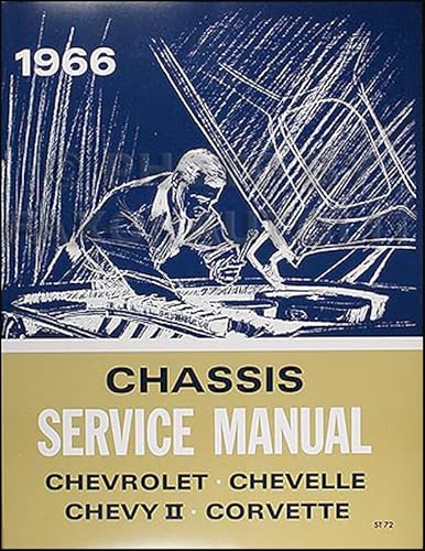 1966 Chevy Repair Shop Manual Reprint Impala Caprice Chevelle Malibu El Camino Chevy II Nova Corvette
