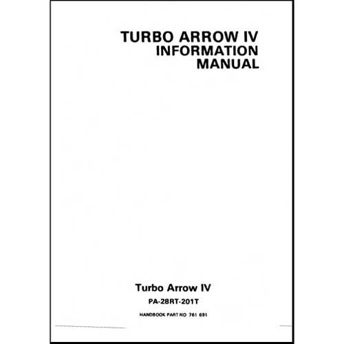 Piper PA28RT-201T Turbo Arrow IV 1979 & Up Pilot Information Manual (part# 761-691)