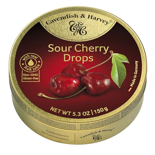 Cavendish & Harvey Fruit Tin - Cherry, 6-Ounce