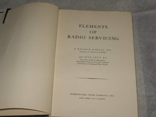 Elements Of Radio Servicing