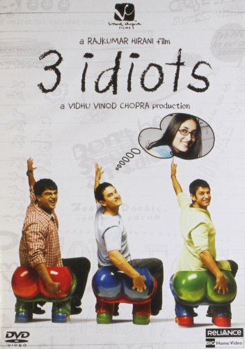 3 Idiots - All Regions DVD - PAL - Aamir Khan - Kareena Kapoor - Bollywood Super Hit!