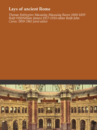 Lays of ancient Rome