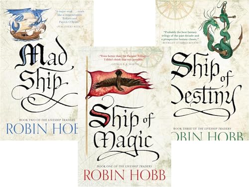 Robin Hobb The Liveship Traders Trilogy 3 Books Collection Set