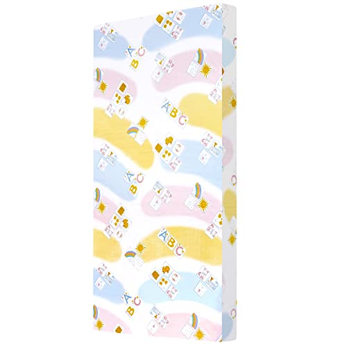 Dream On Me Asheville 4” Firm Fiber Crib and Toddler Mattress, Waterproof, GreenGuard Gold Certified, Dual-Sided , White Embossed Cover, Lightweight Reversible Design