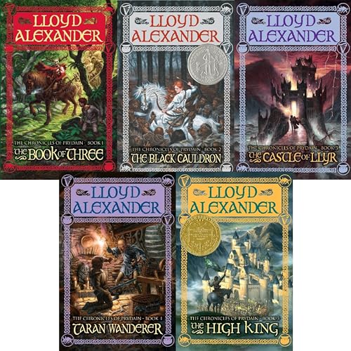 The Chronicles of Prydain 5 Volume Set:The Book of Three, The Black Cauldron, The Castle of Llyr, Taran Wanderer, The High King