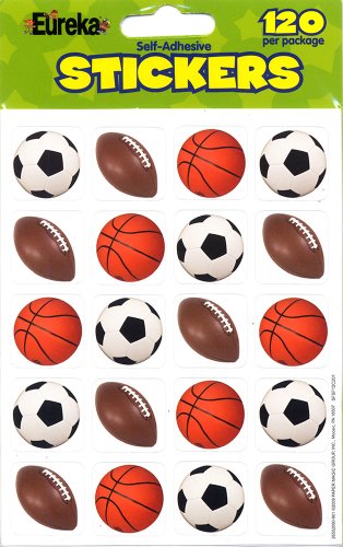 Eureka Foto-Aufkleber dimensional Mixed Sports