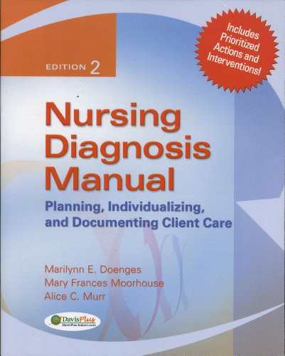 NURSING DIAGNOSIS MANUAL, Edition 2 (Planning, Individualizing, and Documenting Client Care, Includes Prioritized Actions and Interventions, Second 2nd Ed)