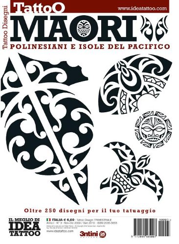 Book of Polynesian Maori Tattoos - Italy Tattoo Book for Various Maori Style Designs-