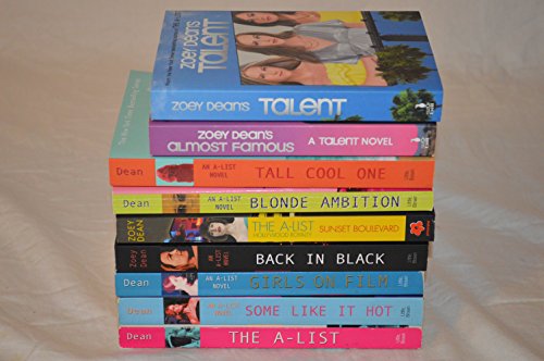 Zoey Dean's A-List Novel 9 Book Collection: The A-List, Heart of Glass, Girls on Film, American Beauty, Some Like It Hot, Blonde Ambition, Beautiful Stranger, California Dreaming, Back in Black [9 Paperbacks]