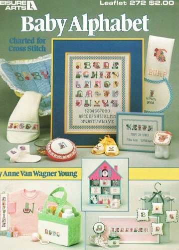 Baby Alphabet Charted For Cross Stitch