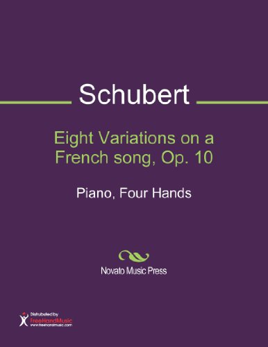 Eight Variations on a French song, Op. 10 Sheet Music (Piano, Four Hands)